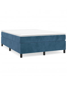 Giroletto Blu Scuro 140x190 cm in Velluto 2