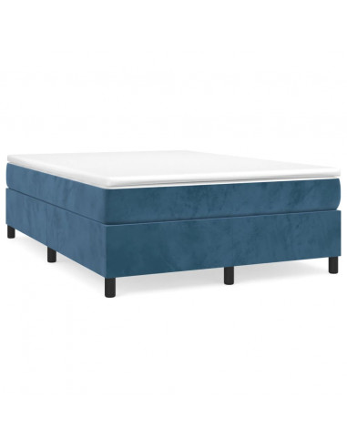 Giroletto Blu Scuro 140x190 cm in Velluto