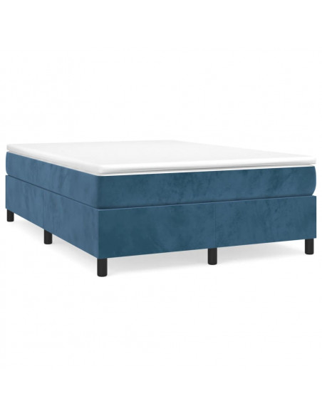 Giroletto Blu Scuro 140x190 cm in Velluto