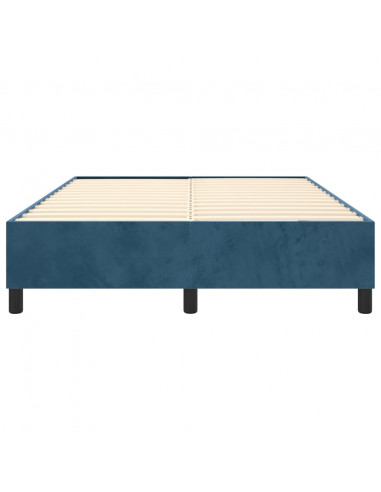 Giroletto Blu Scuro 140x190 cm in Velluto