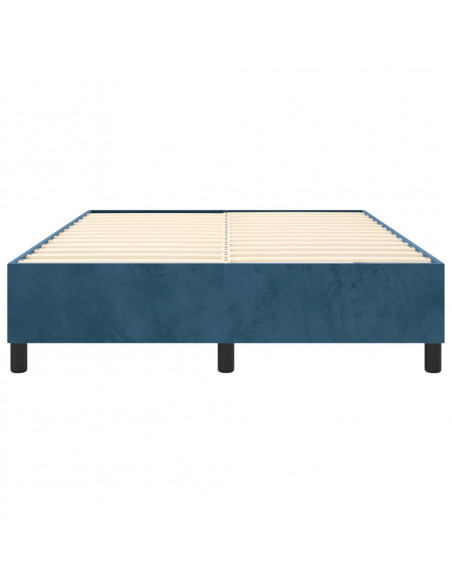 Giroletto Blu Scuro 140x190 cm in Velluto
