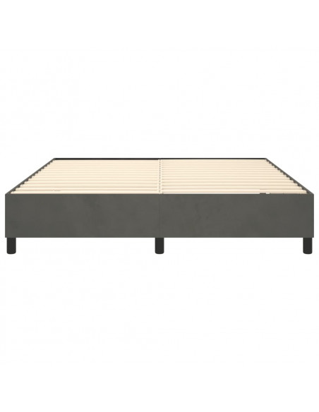 Giroletto Grigio Scuro 160x200 cm in Velluto