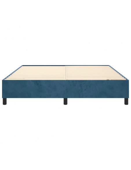 Giroletto Blu Scuro 180x200 cm in Velluto
