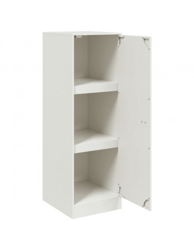 Credenza Bianca 34,5x39x107 cm in Acciaio