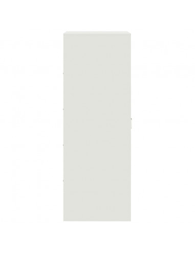 Credenza Bianca 34,5x39x107 cm in Acciaio