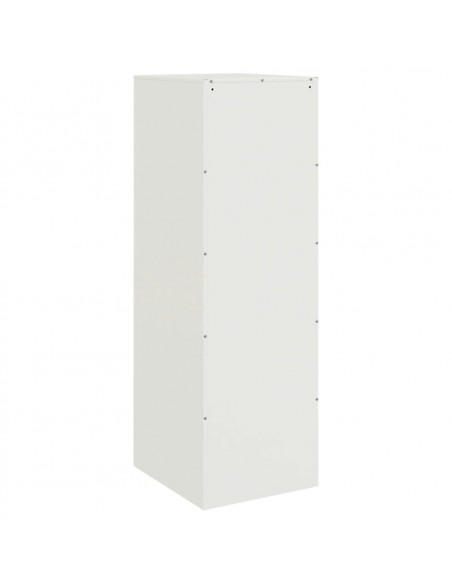 Credenza Bianca 34,5x39x107 cm in Acciaio