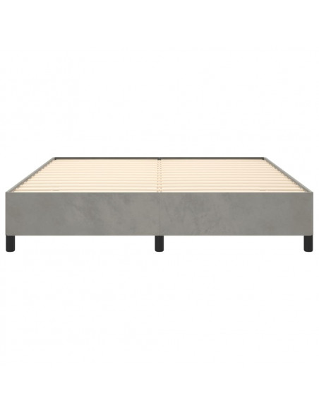 Giroletto Grigio Chiaro 180x200 cm in Velluto