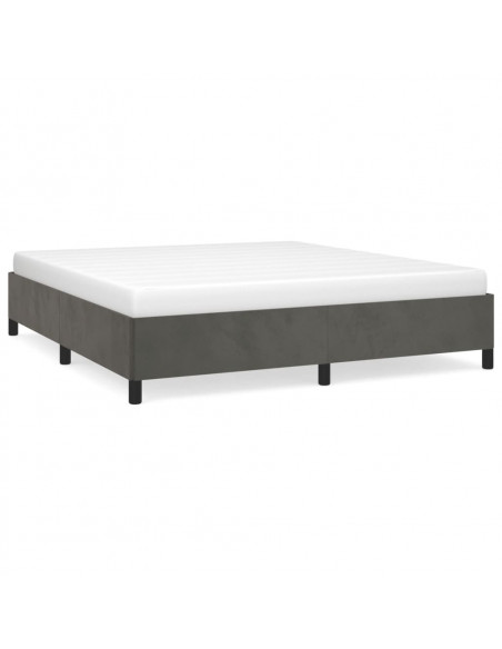 Giroletto Grigio Scuro 180x200 cm in Velluto