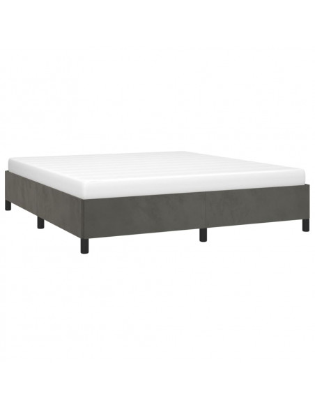 Giroletto Grigio Scuro 180x200 cm in Velluto