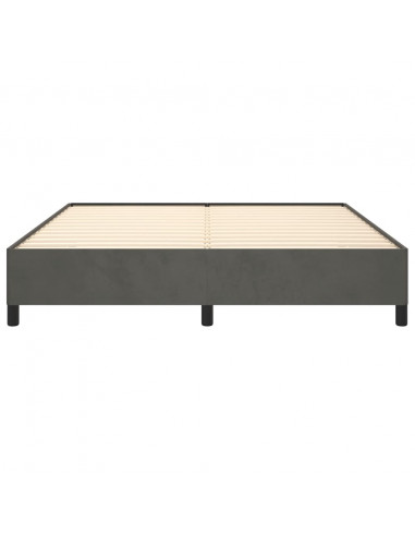 Giroletto Grigio Scuro 180x200 cm in Velluto