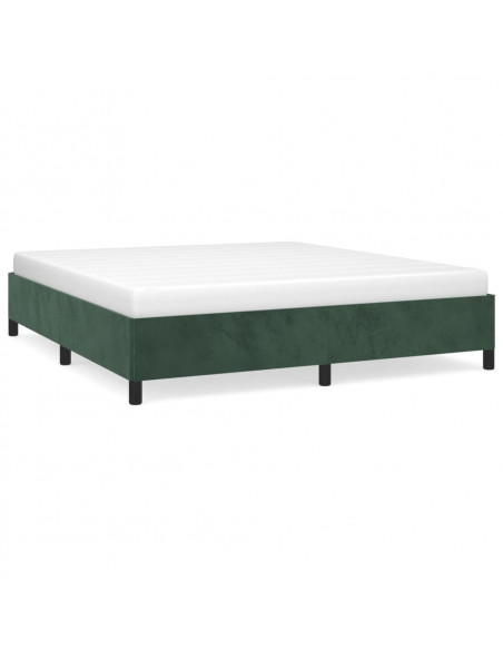 Giroletto Verde Scuro 180x200 cm in Velluto