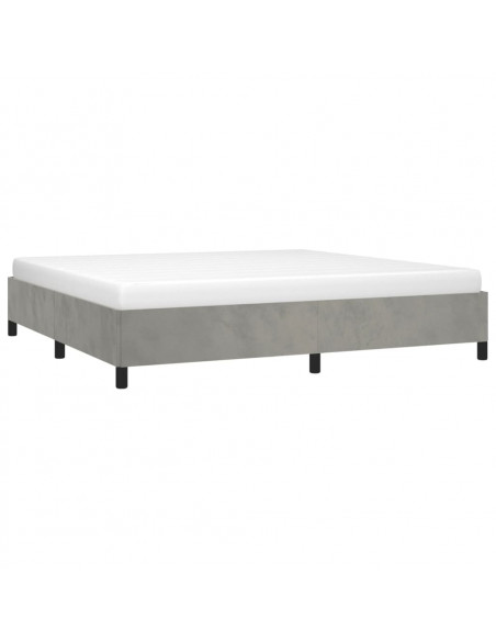 Giroletto Grigio Chiaro 200x200 cm in Velluto