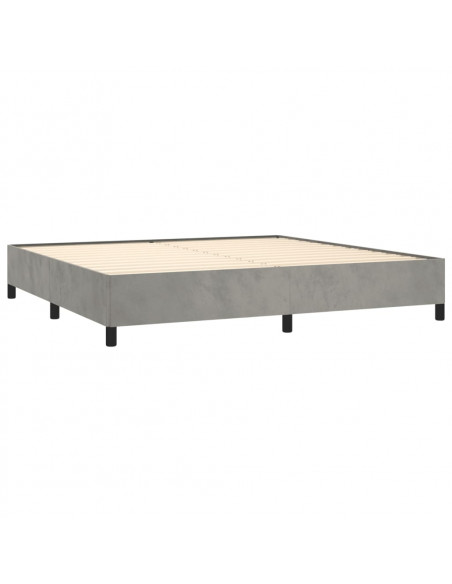 Giroletto Grigio Chiaro 200x200 cm in Velluto