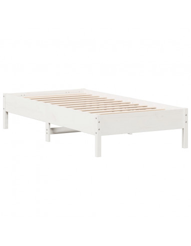 Giroletto Bianco 90x190 cm in Legno Massello di Pino