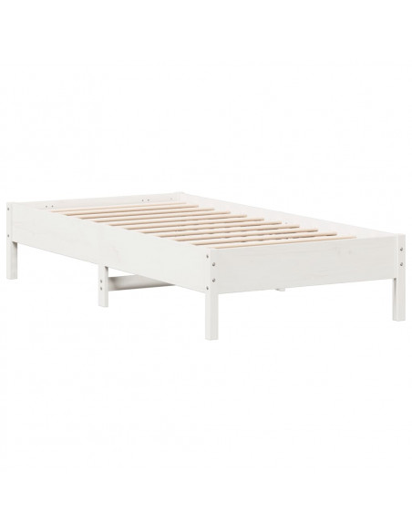 Giroletto Bianco 90x190 cm in Legno Massello di Pino
