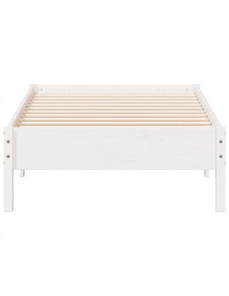 Giroletto Bianco 90x190 cm in Legno Massello di Pino