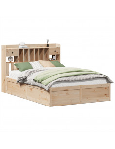 Giroletto senza Materasso 150x200 cm in Legno Massello di Pino 2