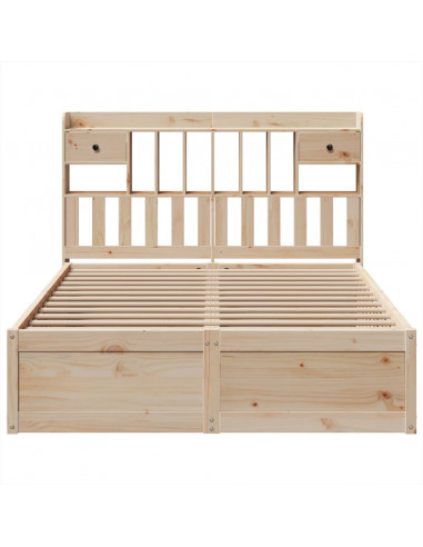 Giroletto senza Materasso 150x200 cm in Legno Massello di Pino