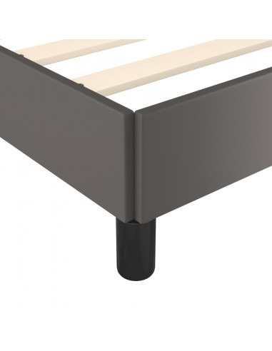 Giroletto con Testiera Crema 80x200 cm in Similpelle