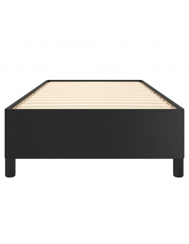 Giroletto Nero 90x190 cm in Similpelle