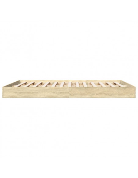 Giroletto senza Materasso Rovere Sonoma 150x200cm in Truciolato