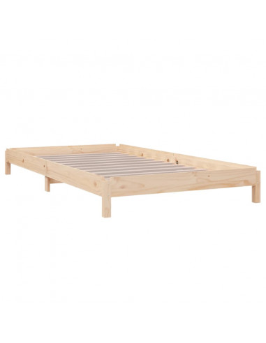 Letto Impilabile 100x200cm in Legno Massello di Pino
