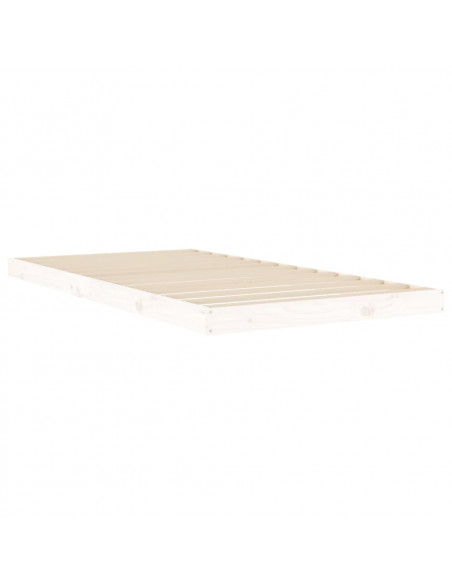 Giroletto Bianco 100x200 cm in Legno Massello di Pino