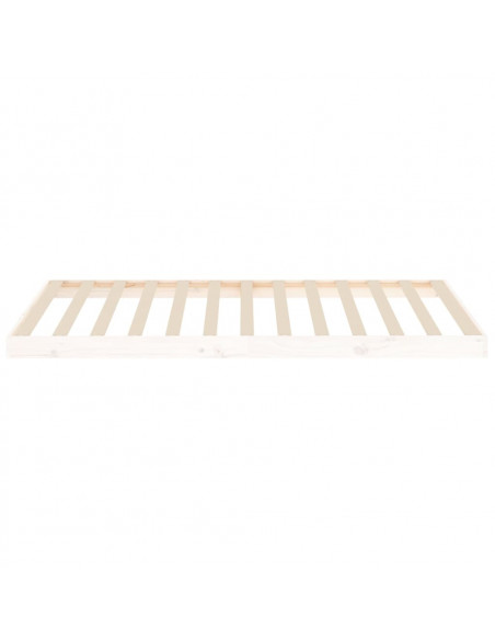 Giroletto Bianco 100x200 cm in Legno Massello di Pino