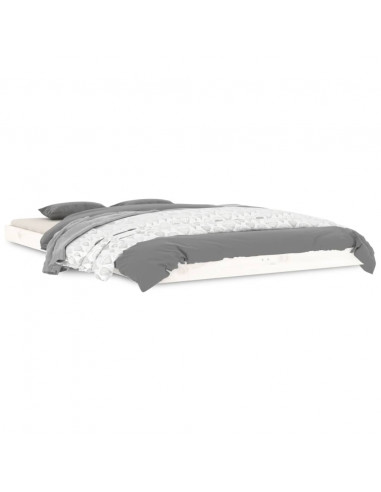 Giroletto Bianco 120x190 cm Small Double Legno Massello di Pino