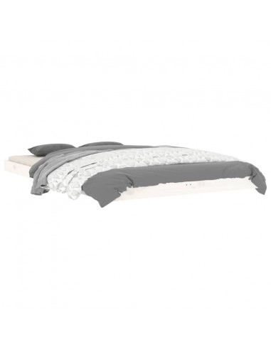 Giroletto Bianco 120x190 cm Small Double Legno Massello di Pino