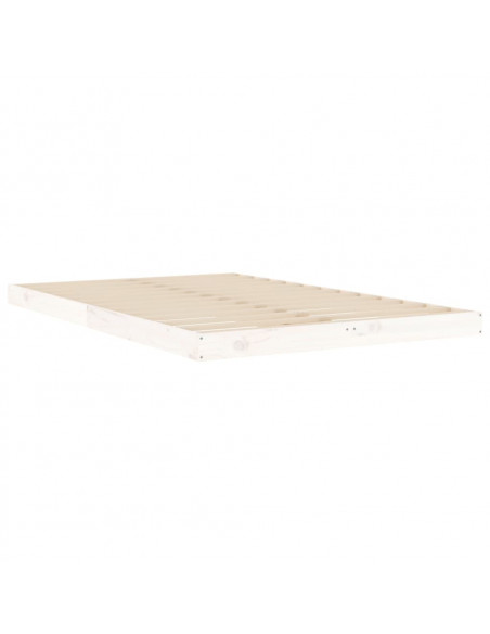 Giroletto Bianco 120x190 cm Small Double Legno Massello di Pino