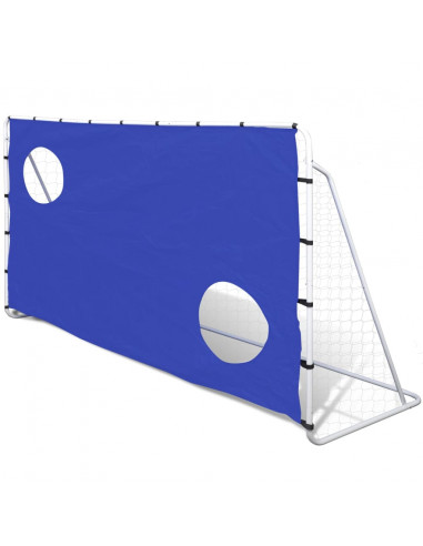 Porta da Calcio e Telone con Buchi per Allenamento 240x92x150cm