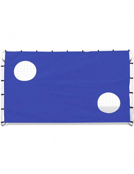 Porta da Calcio e Telone con Buchi per Allenamento 240x92x150cm