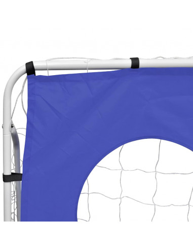 Porta da Calcio e Telone con Buchi per Allenamento 240x92x150cm