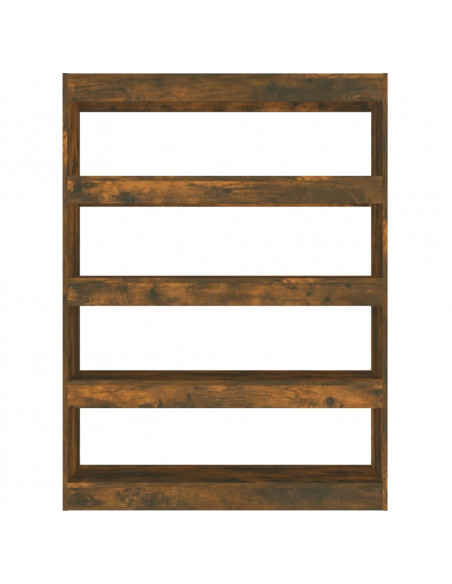 Libreria/Divisorio Rovere Fumo 100x30x135 cm