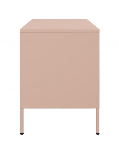 Mobile TV Rosa 68x39x50,5 cm in Acciaio