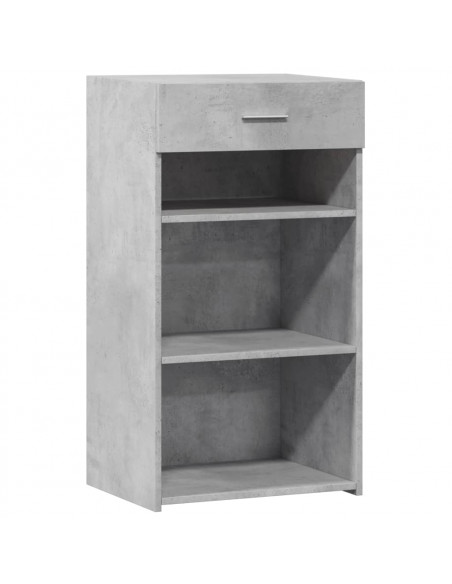 Credenza Grigio Cemento 50x42,5x93 cm in Legno Multistrato