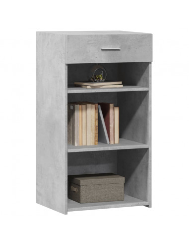 Credenza Grigio Cemento 50x42,5x93 cm in Legno Multistrato