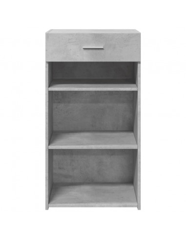 Credenza Grigio Cemento 50x42,5x93 cm in Legno Multistrato