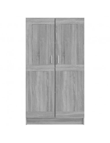 Libreria Grigio Sonoma 82,5x30,5x150 cm in Legno Multistrato