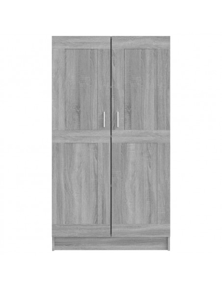 Libreria Grigio Sonoma 82,5x30,5x150 cm in Legno Multistrato
