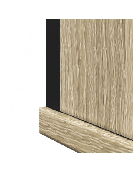Mobile Bagno con Specchio Rovere Sonoma 42x12x60 cm Multistrato