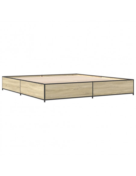 Giroletto Rovere Sonoma 200x200 cm in Legno Multistrato Metallo