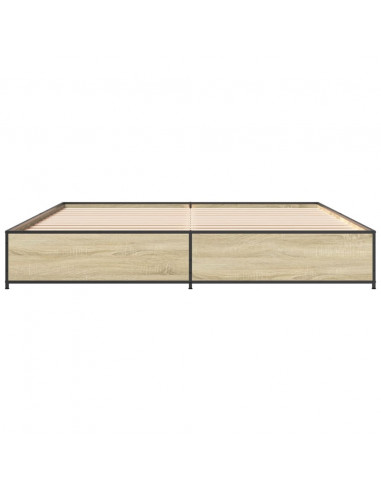 Giroletto Rovere Sonoma 200x200 cm in Legno Multistrato Metallo