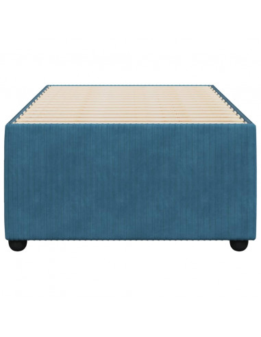 Giroletto Blu 90x190 cm in Velluto