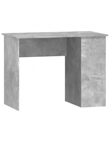 Scrivania Grigio Cemento 100x55x75 cm in Legno Multistrato