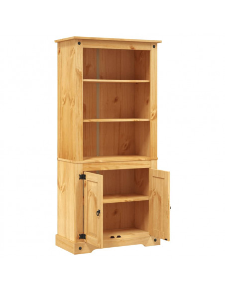 Credenza in Legno di Pino Messicano Corona Range 80x40x170 cm