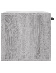 Mobile a Parete Grigio Sonoma 60x36,5x35cm in Legno Multistrato 2