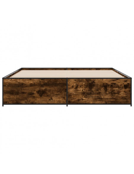 Giroletto Rovere Fumo 180x200 cm in Legno Multistrato Metallo