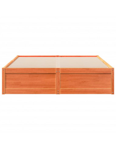 Giroletto Marrone Cera 140x200 cm in Legno Massello di Pino